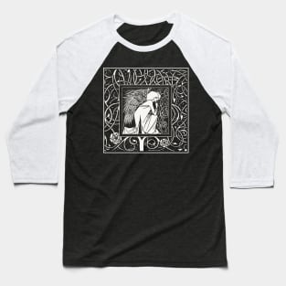 Beardsley Kneeling Angel Baseball T-Shirt